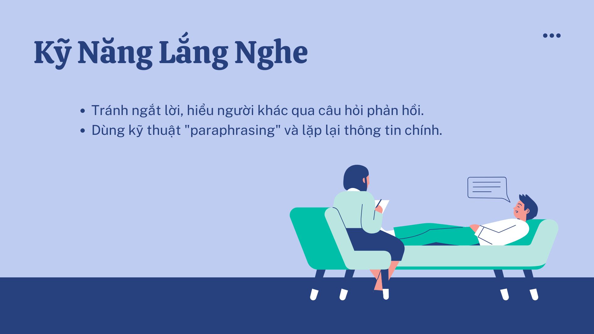 3. Kỹ Năng Lắng Nghe